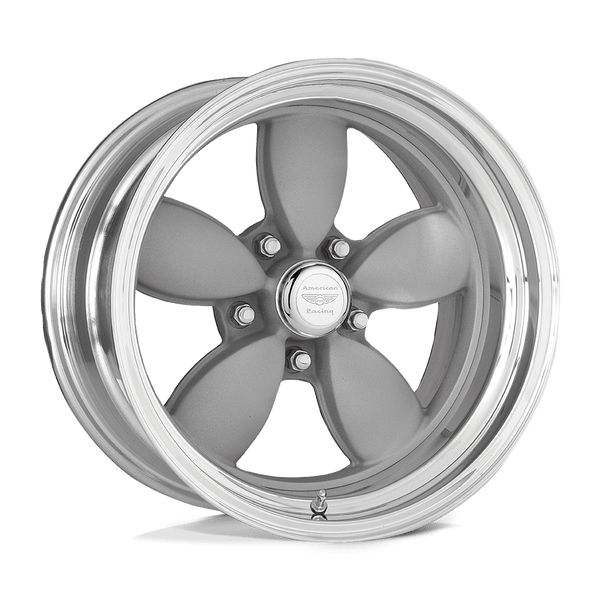 American Racing Vintage VN402 CLASSIC 200S 15X10 TWO-PIECE VINTAGE SILVER CENTER POLISHED BARREL 5X4.75 - VN402516157
