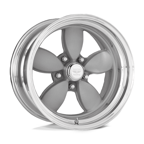 American Racing Vintage VN402 CLASSIC 200S 17X9.5 TWO-PIECE VINTAGE SILVER CENTER POLISHED BARREL 5X4.5 - VN4027956565