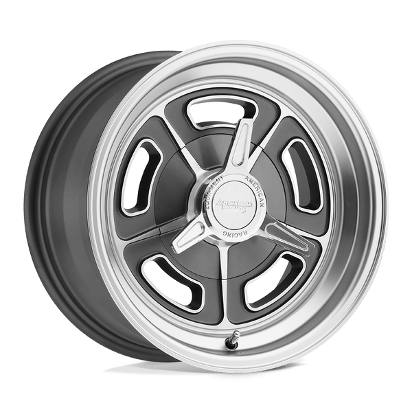 American Racing Vintage VN502 15X7 MAG GRAY MACHINED 5X4.75 - VN50257034500