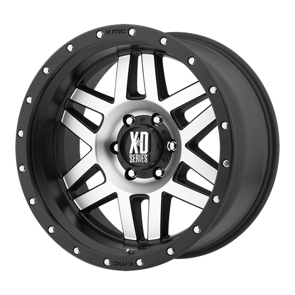 XD XD128 MACHETE 17X9 MACHINED FACE BLACK RING 5X5.5 - XD12879055518