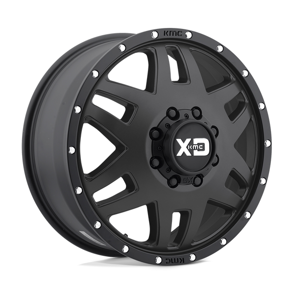 XD XD130 MACHETE DUALLY 17X6.5 SATIN BLACK WITH REINFORCING RING 8X200 - XD130765827111