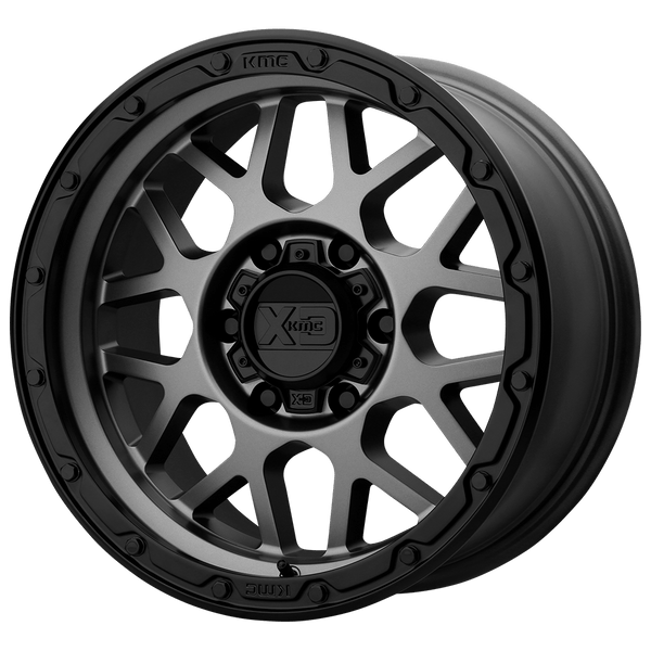 XD XD135 GRENADE OR 17X9 MATTE GRAY MATTE BLACK LIP 6X135 - XD13579063412N