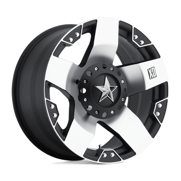 XD XD775 ROCKSTAR 17X9 MACHINED FACE WITH MATTE BLACK WINDOWS 8X170 - XD77579087512N