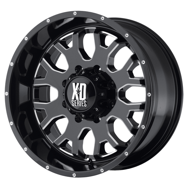 XD XD808 MENACE 20X9 GLOSS BLACK WITH MILLED ACCENTS 6X5.5 - XD80829068318