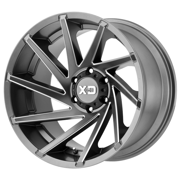 XD XD834 CYCLONE 18X9 SATIN GRAY MILLED 5X5.0 - XD83489050418