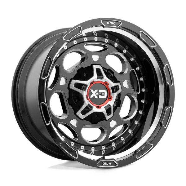 XD XD837 DEMODOG 20X12 GLOSS BLACK MILLED 6X135/5.5 - XD83721267344N