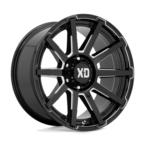 XD XD847 OUTBREAK 20X10 GLOSS BLACK MILLED 6X135 - XD84721063312