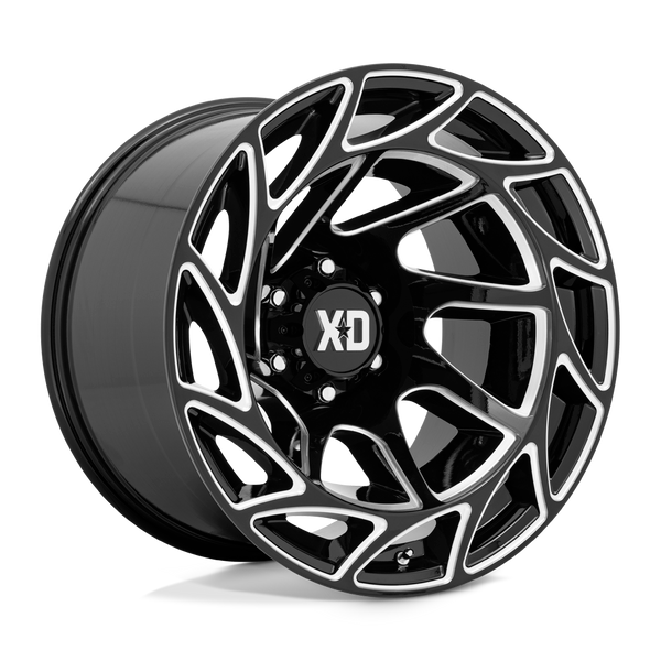 XD XD860 ONSLAUGHT 20X12 GLOSS BLACK MILLED 6X5.5 - XD86021268344N XD XD860 ONSLAUGHT 20X12 GLOSS BLACK MILLED 6X5.5 - XD86021268344N