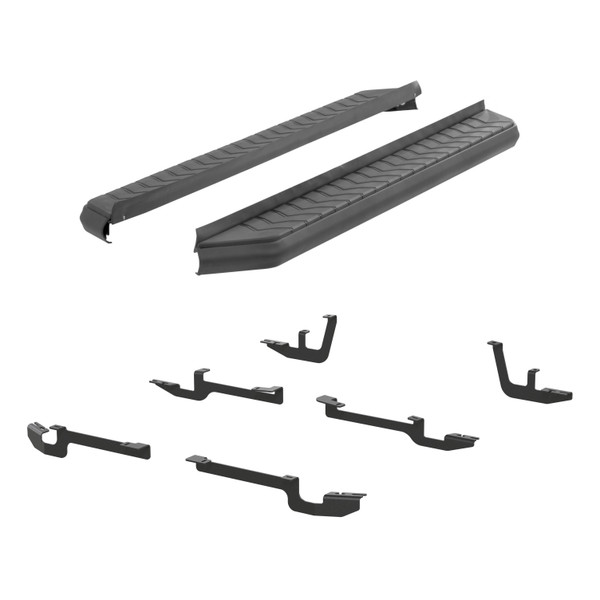 AeroTread 5 x 70 Black Stainless Running Boards, Select Hyundai Santa Fe 2061026