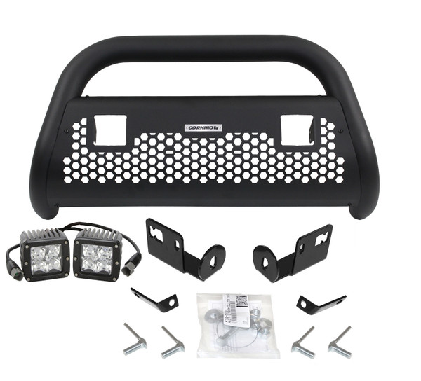 RC2 LR - 2 lights - Complete kit: Front guard + Brackets 55662T