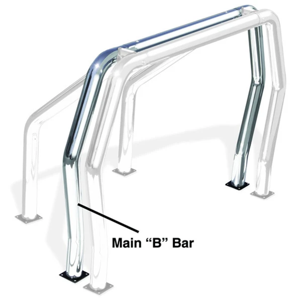 Rear main B bar - Stainless 97002PS