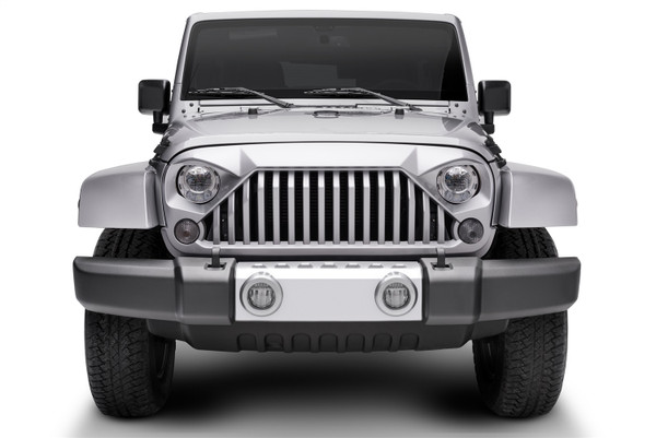 Jeep JK 2DR/4DR Convict Full Replacement Grille PR4 Flame red NH1004-PR4