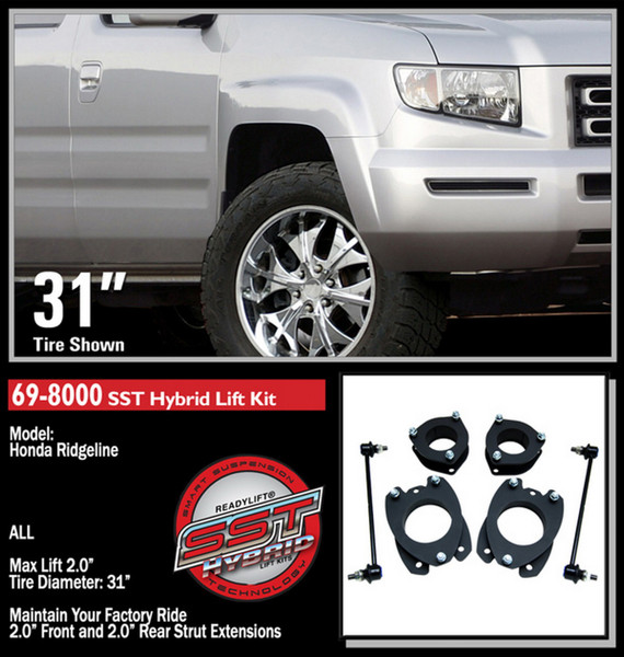 2'' Suspension Lift Kit with 2'' Rear without Shocks 69-8000
