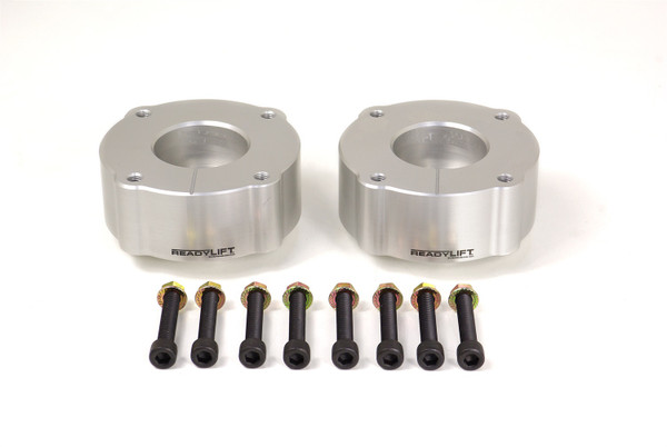 2.4in. T6 Billet Alum Leveling Kit Anodized; Silver T6-5075-S