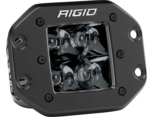 RIGID D-Series PRO Midnight Edition, Spot Optic, Flush Mount, Pair-211213BLK