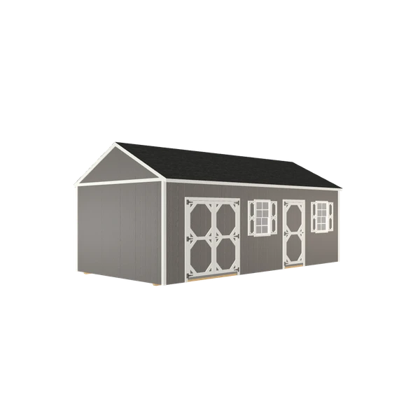 12x24 Lofted Utlity Handyman with LP Smart Siding and Shingle Roof - 812 C