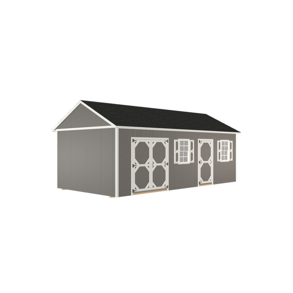 12x24 Lofted Utlity Handyman with LP Smart Siding and Shingle Roof - 812 L