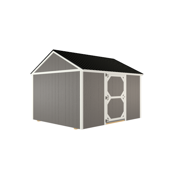 10x12 Tool Shed with LP Smart Siding and Metal Roof - 801 C