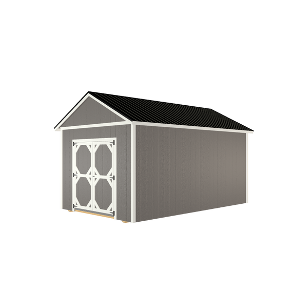 10x16 Utility with LP Smart Siding and Metal Roof - 805 L