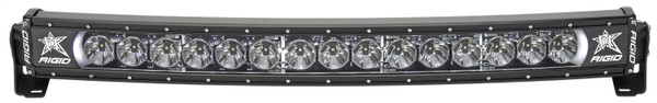 RIGID Radiance Plus Curved Bar, Broad-Spot Optic, 30 Inch With White Backlight-33000