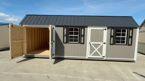 12x28 Utility Handyman with LP Smart Siding and Shingle Roof - 812 L