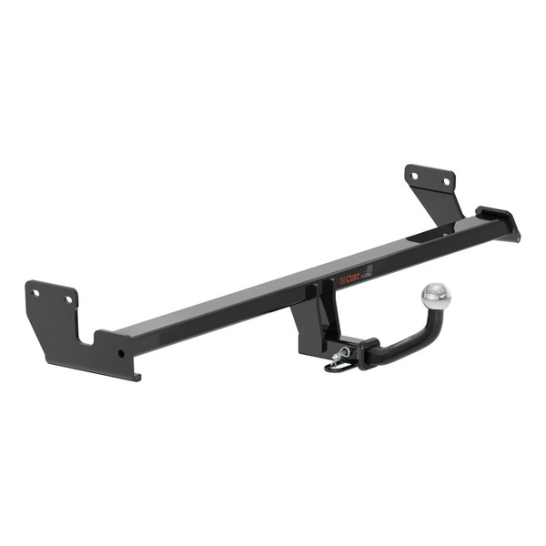 Class I 1-1/4 Trailer Hitch, Pin & Clip, 1 7/8 Ball Euro Mount 115291