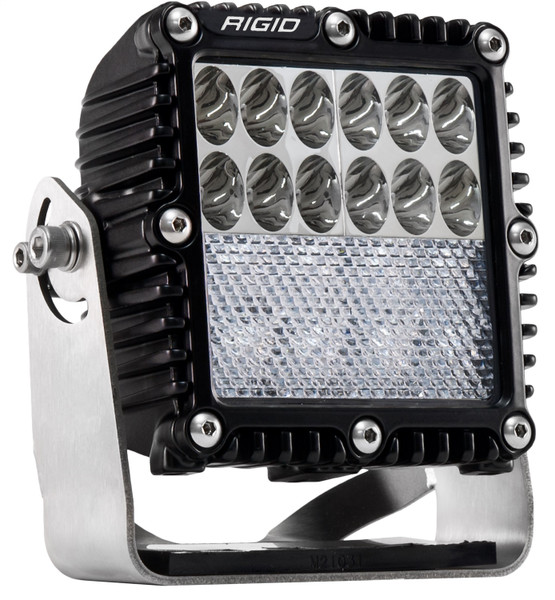 RIGID Q-Series PRO Led Light Driving/Down Diffused Combo, Black Housing, Single-544613