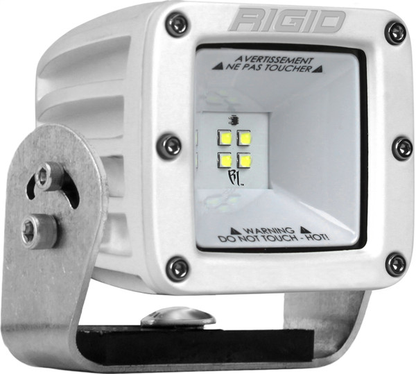RIGID 2X2 115 Degree DC LED Scene Light, Surface Mount, White Housing, Single-681613