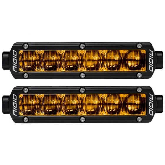 RIGID SR-Series DOT/SAE J583 6 Inch Selective Yellow LED Fog Light, Pair-906704