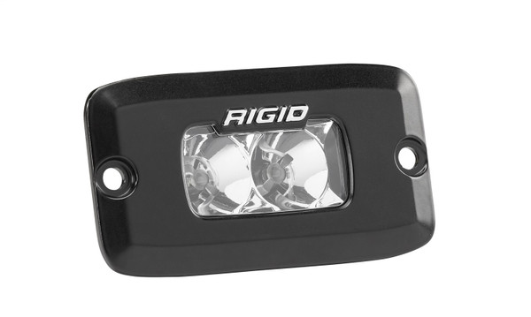 RIGID SR-M Series PRO, Flood Optic, Flush Mount, Black Housing, Single-922113