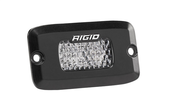 RIGID SR-M Series PRO, Flood Diffused, Flush Mount, Black Housing, Single-922513