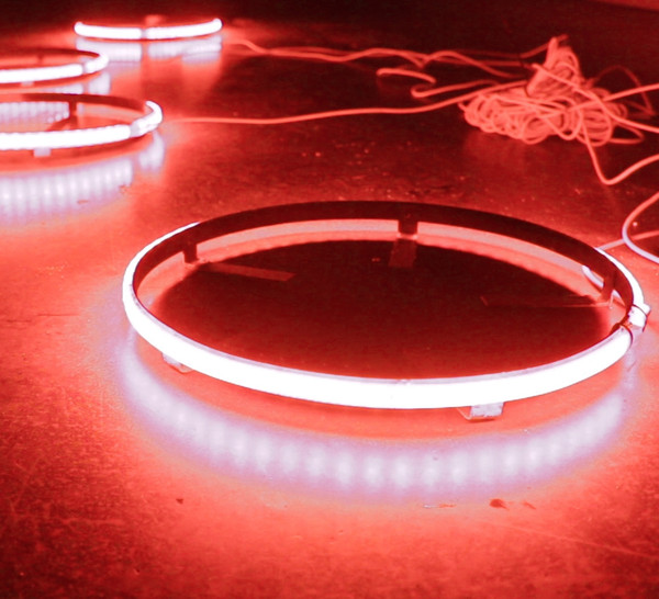 RS14R - 4-Ring ColorCLEAR 14in LED Wheel Light Kit (Red)-RS14R