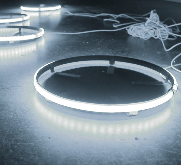 RS17PK - 4-Ring ColorCLEAR 17in LED Wheel Light Kit (Pink)-RS17PK