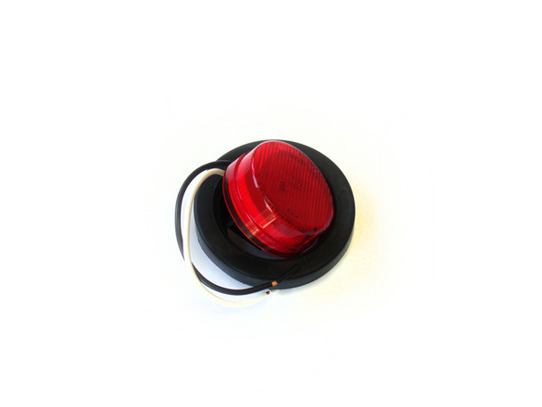 RS-2-GR - 2in Round Red LED Truck Light (w/ Grommet) (Each)-RS-2-GR