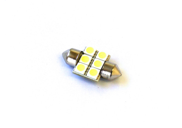 RS-31MM-W-5050 - 31mm 6-Chip 5050 LED Replacement Bulb (White) (Each)-RS-31MM-W-5050