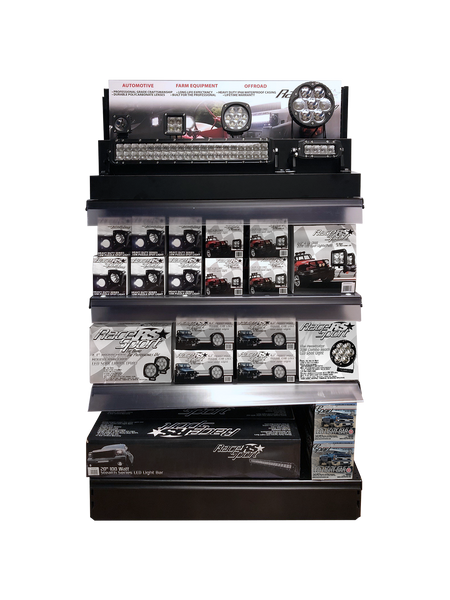RS5A-36HD - 36in Powered Shelf Display for Light Bars & Auxiliary Spots - Heavy Duty-RS5A-36HD