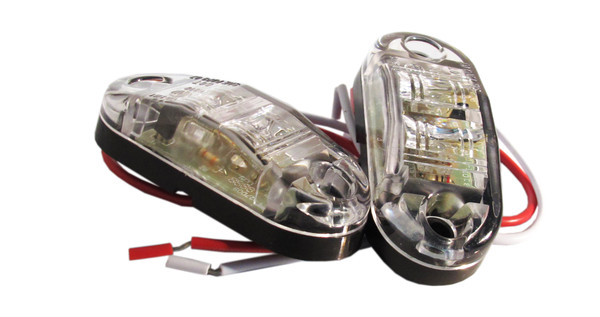 RS-STROBE2.5-2HW - 2.51in 12V LED Marker Strobe (White) (Pair)-RS-STROBE2.5-2HW