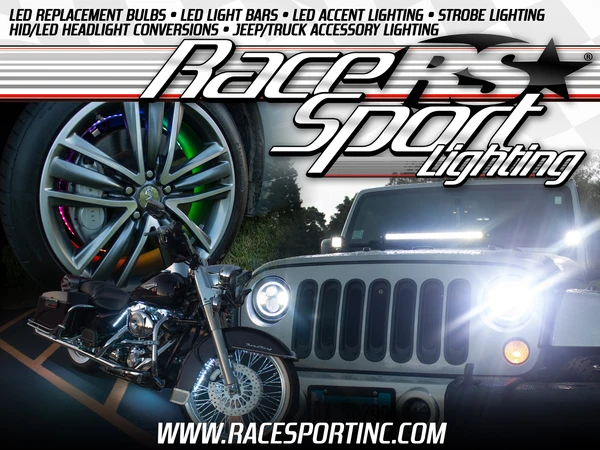 RSWBANNER - Race Sport Lighting Wall Banner with 4 Mounting Grommets-RSWBANNER