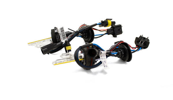 H13QS6K-2 - H13-2 5,500K G6v2 Quick Start HID CANBUS Bulbs w/ Braided Cables (Pair)-H13QS6K-2 H13QS6K-2 - H13-2 5,500K G6v2 Quick Start HID CANBUS Bulbs w/ Braided Cables (Pair)-H13QS6K-2