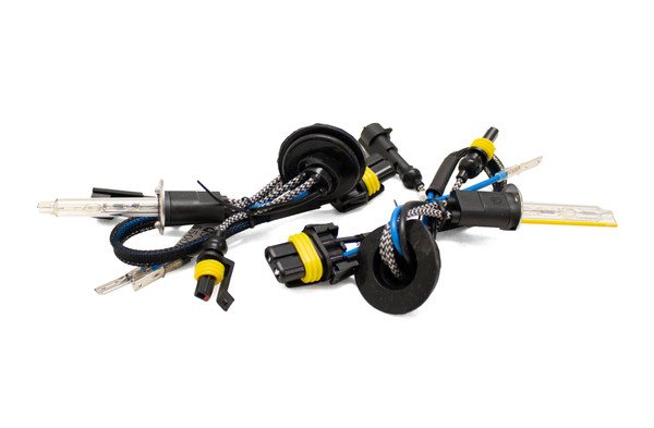 H1QS6K - H1 5,500K G6v2 Quick Start HID CANBUS Bulbs w/ Braided Cables (Pair)-H1QS6K H1QS6K - H1 5,500K G6v2 Quick Start HID CANBUS Bulbs w/ Braided Cables (Pair)-H1QS6K