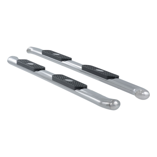 4" Polished Stainless Oval Side Bars, Select Toyota Tundra S222013-2