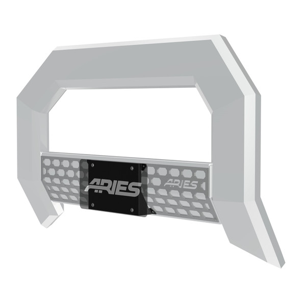 AdvantEDGE Bull Bar License Plate Bracket-Leonard USA