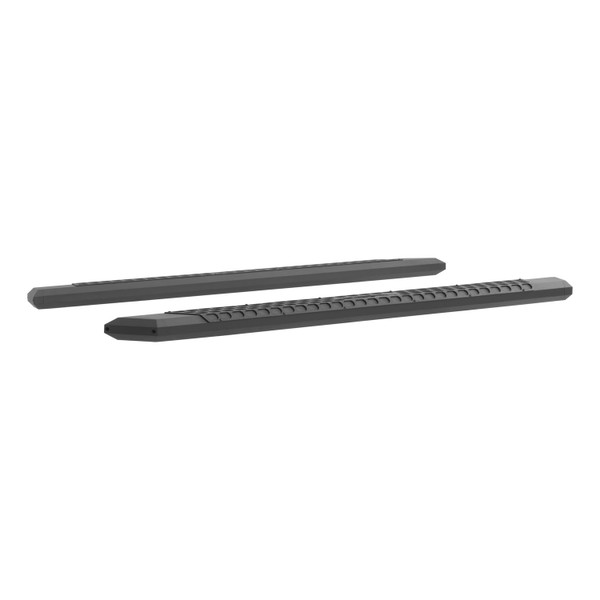 AdvantEDGE 5-1/2" x 75" Black Aluminum Side Bars (No Brackets) 2055975