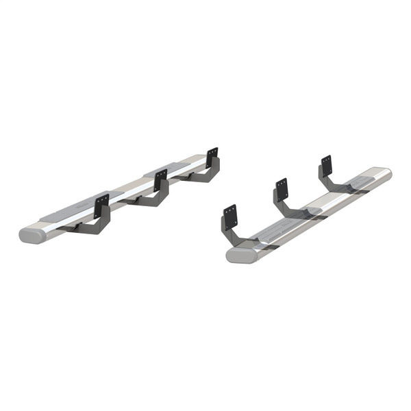 6" x 91" Polished Stainless Oval Side Bars, Select Ram 1500 Crew Cab 4444047