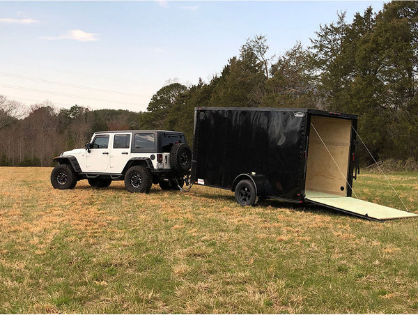 6x12 Single Axle Enclosed Cargo Trailer 155VB - Leonard USA