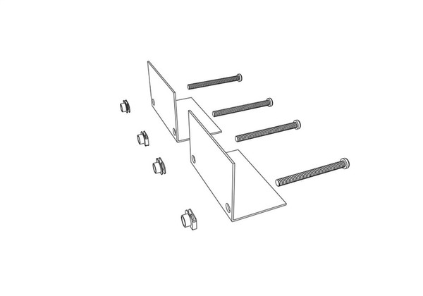 Service Kit - BAKBox2 - Clamping Brackets "C" - (2) - w/U-Nuts and Screws PARTS-276A0001