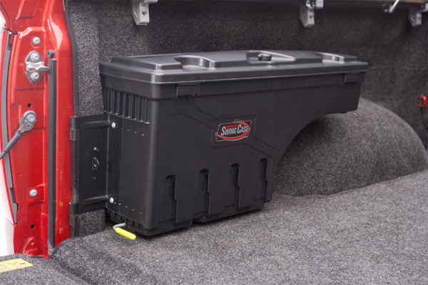 Drivers Side SwingCase, Black Smooth-Leonard USA
