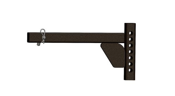 2” Receiver, 7 Hole, 18” Shank, 8.5K Rated, SwayPro Kit BXW4089