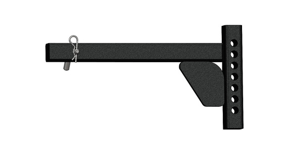 2” Receiver, 7 Hole, 18” Shank, 8.5K Rated, TrackPro Kit BXW4090