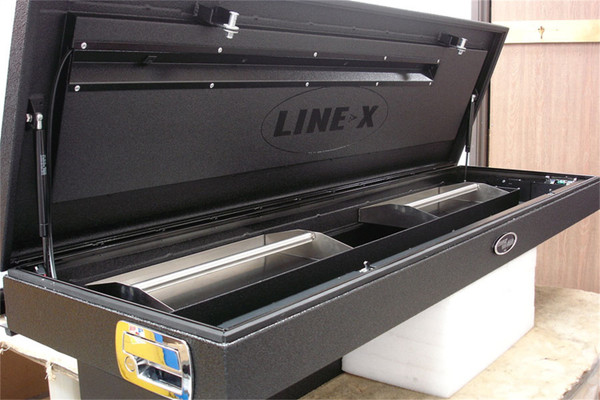 Junior Size Toolbox and Hard Retractable Roll-up Tonneau Cover Combination CRJR544XBOX